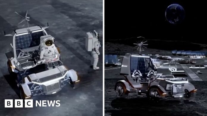 Watch: Nasa shows renderings for planned permanent moon base