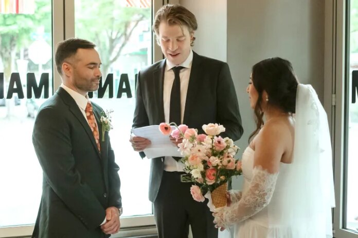 Why A Couple Decided To Marry At Their Favourite Ice Cream Shop