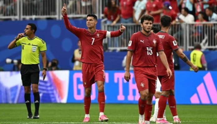Portugal's Ronaldo first man to score at six World Cups