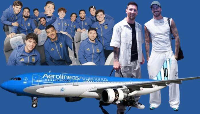 Argentina becomes first of four World Cup teams to arrive in KC—fans greet Messi at riverfront