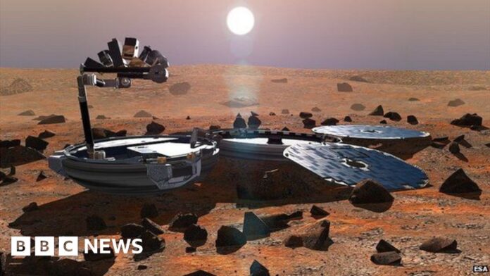 Beagle 2: UK's first Mars landing honoured with 13 plaques