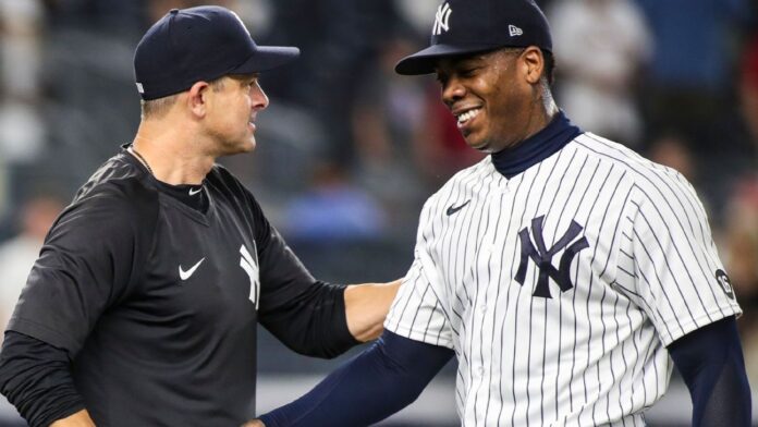 Boone says Chapman not owed apology over 2022 playoff discipline