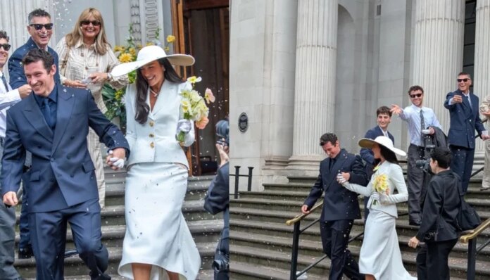 Callum Turner 'shaking and in tears' during emotional wedding moment with Dua Lipa