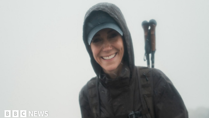 The Princess of Wales at the summit of Ben Nevis