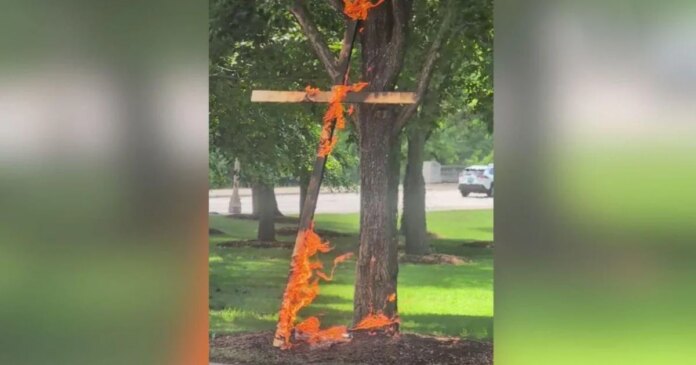 Chicago man faces arson, hate crime charges after cross burning in Grant Park