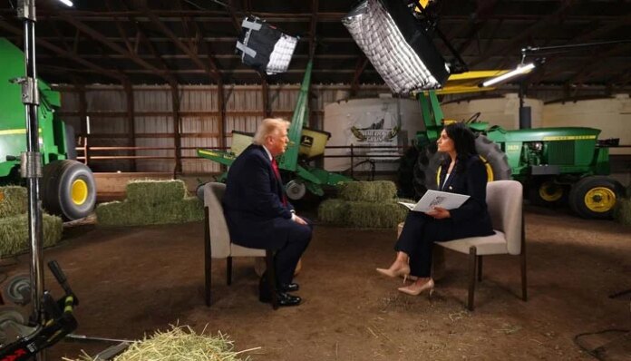 'Crooked network': Trump storms out of tense, rain-plagued NBC interview