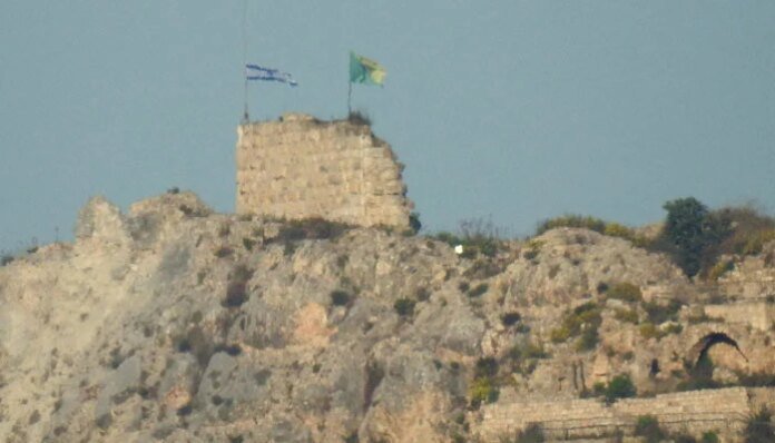 Israel plants flag on medieval castle, pushes Lebanon ground operation