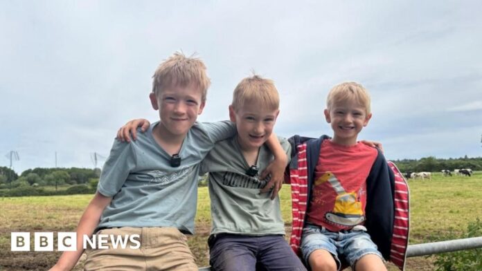 Kids collect five bags of litter left on banks of river Teme