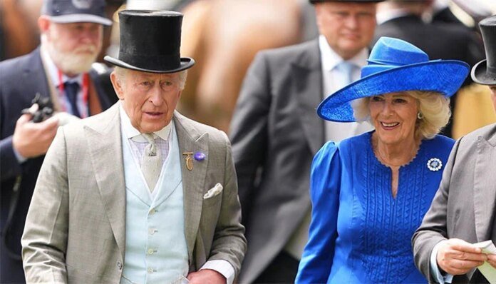 King Charles and Camilla return to lead final race day, after emotional video