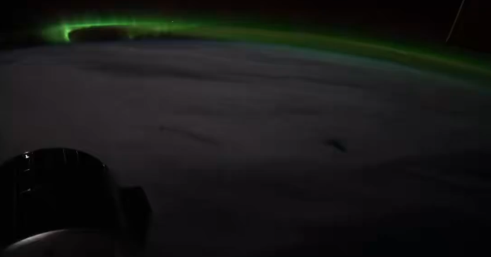 NASA Crew-12 Commander Captures Snaky Southern Lights From Space Station