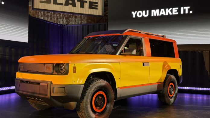 Slate Auto says each $24,950 electric pickup truck will be profitable as it aims to be cash-flow positive next year
