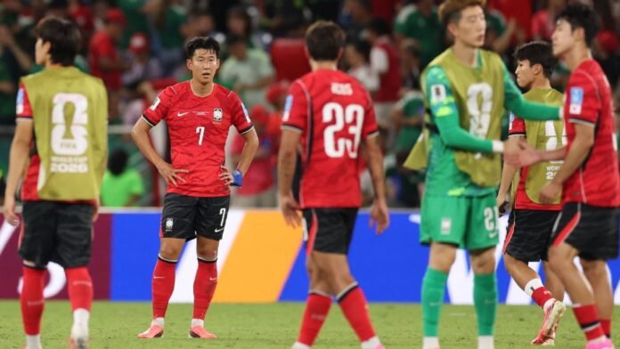 South Korea on brink of WC exit after 'wrong' Son gamble