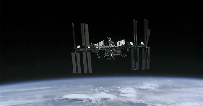 Space station crew briefly moves to 