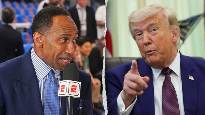 Stephen A Smith calls Trump an 'upgrade' compared to Biden amid New York Knicks feud