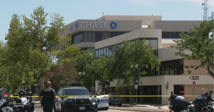 Suspect barricaded with hostages in Southern California bank, officials say