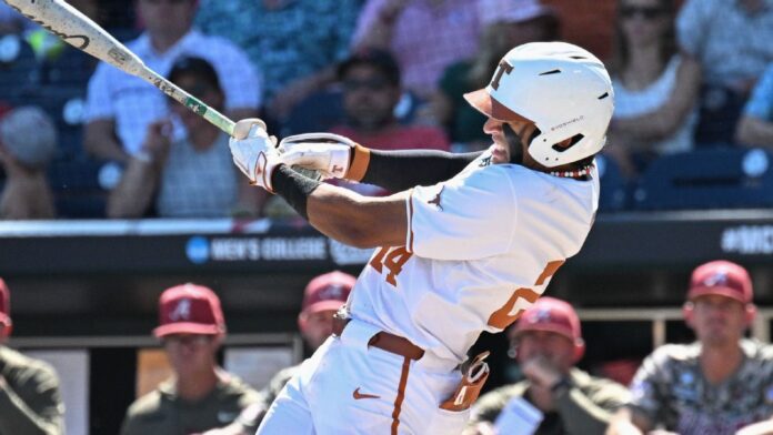 Texas SS Adrian Rodriguez ties MCWS record with seven RBIs