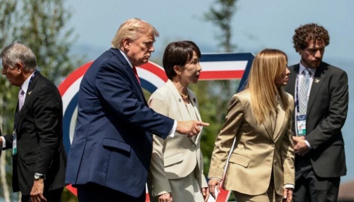 Trump doubles down on claim that Meloni ‘begged' for photo op