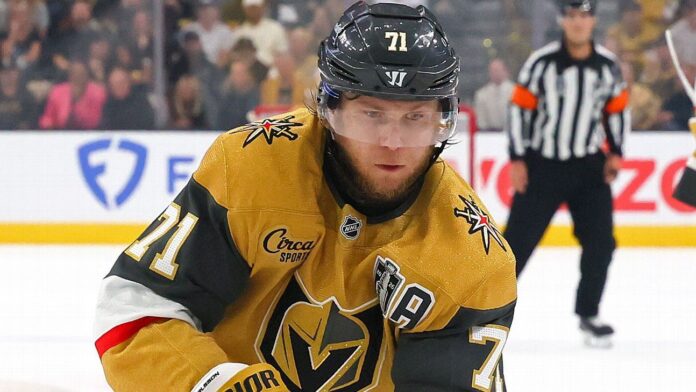 Vegas Golden Knights rule out William Karlsson for Game 6