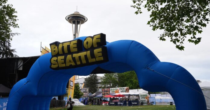 2 killed, 5 wounded in shooting at food festival near Seattle's Space Needle, authorities say
