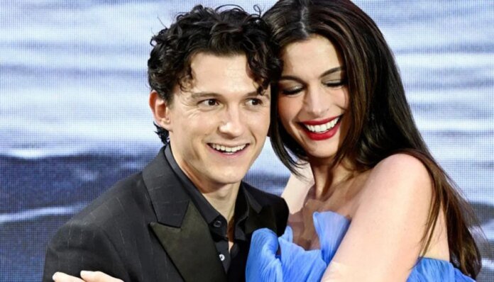 Anne Hathaway wishes sons to be like co-star Tom Holland: 'Dream kid’
