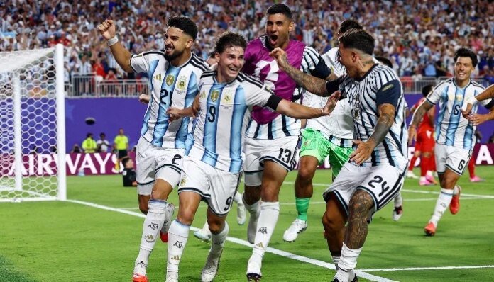 Argentina beat Swiss 3-1 after extra time to reach World Cup semi-finals