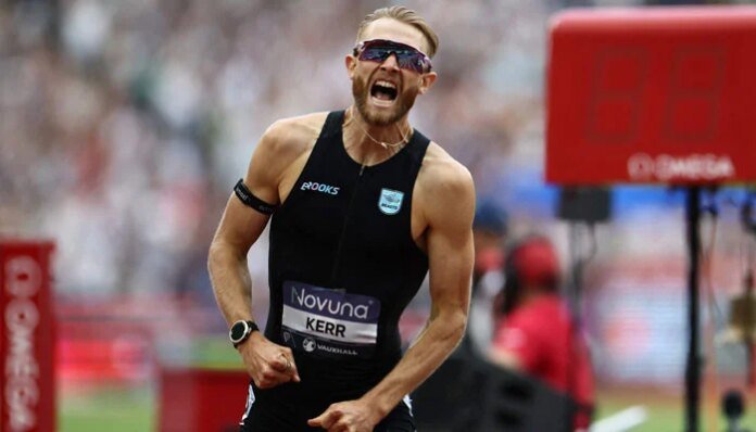Britain's Kerr sets new world record in men's mile