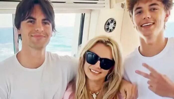 Britney Spears' sons lift lid on her reaction to their modeling debut