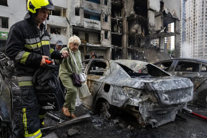 Deadly Russian strikes hit Ukraine’s capital ahead of key NATO meeting