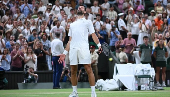 Djokovic outlasts Auger-Aliassime in five-hour battle, cruises into semi