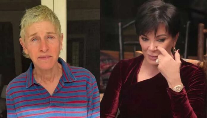 Ellen DeGeneres offers condolences to pal Kris Jenner after her mother's demise