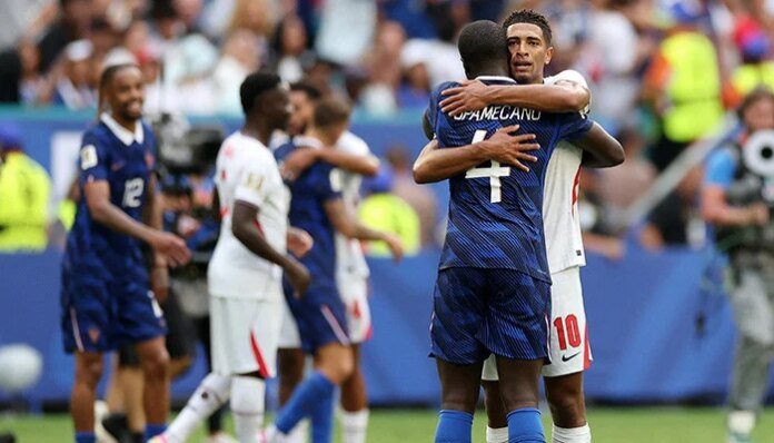England edge France 6-4 in chaotic World Cup bronze match