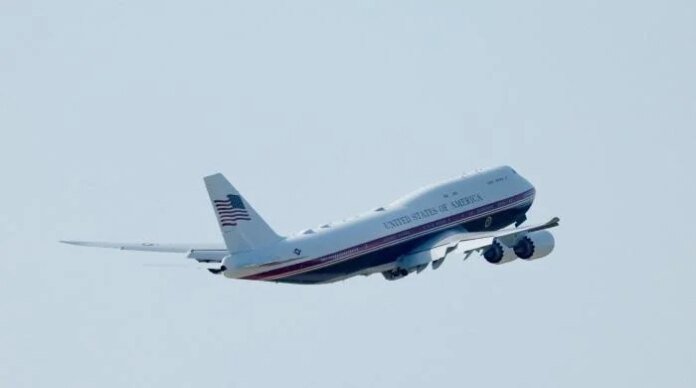 'Excited' Trump takes first flight on Qatar-gifted Air Force One