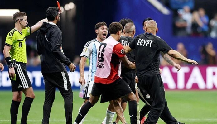 Fifa refereeing chief rejects claims of bias in Argentina's win over Egypt