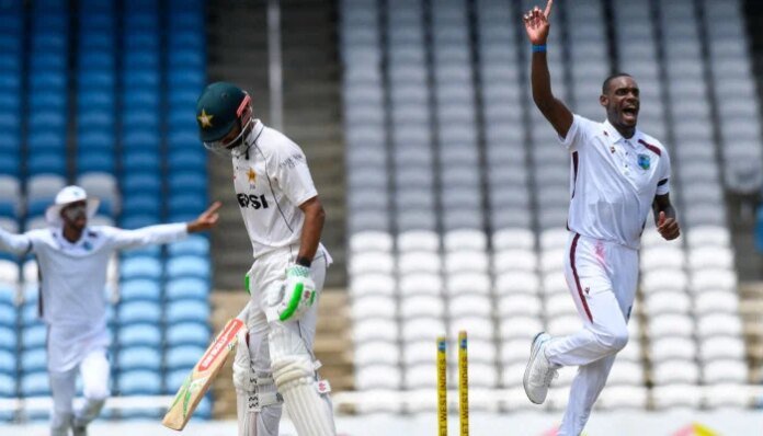 First Test: Justin Greaves claims five as West Indies secure 29-run lead over Pakistan