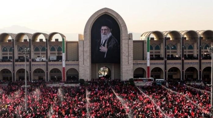 Funeral prayers for martyred Ayatollah Ali Khamenei, family members offered in Tehran