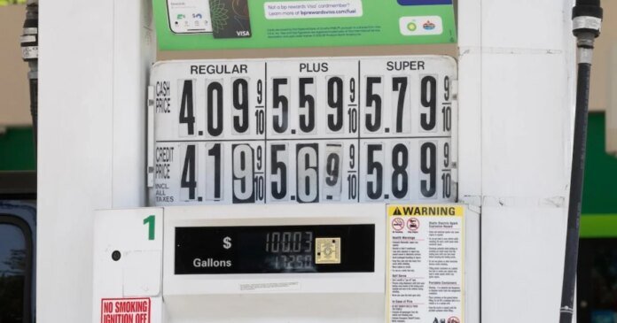 Gas prices are nearly $1 higher compared to a year ago amid Iran war
