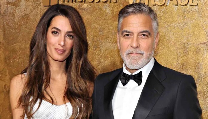 George and Amal Clooney flee home with kids amid wildfires