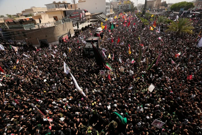In Iraq, huge crowds mourning Iranian leader reveal limits of U.S. role