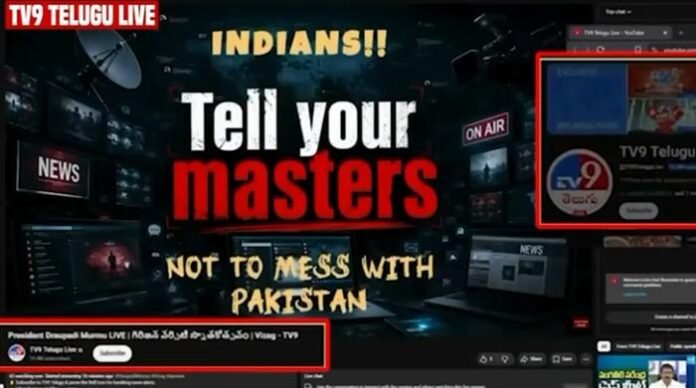 Indian news channels 'hacked' during president's address