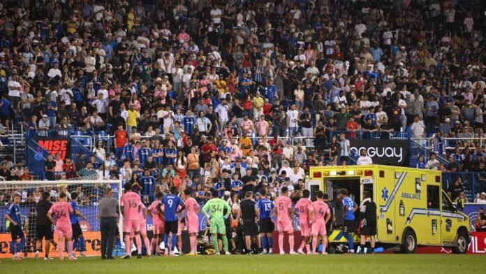 Inter Miami manager Hoyos says Berterame okay after being rushed to hospital after head collision
