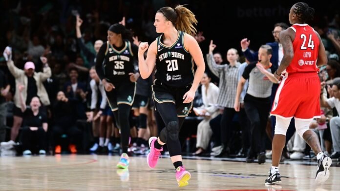 'Job done,' says Stewart, as Liberty beat Aces to win 2nd WNBA Cup title