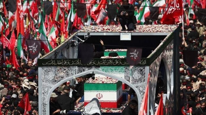 Khamenei funeral procession begins in Tehran as huge crowds expected