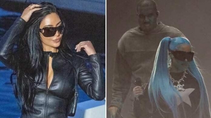  Kim Kardashian shares video of Kanye West performing with daughter North