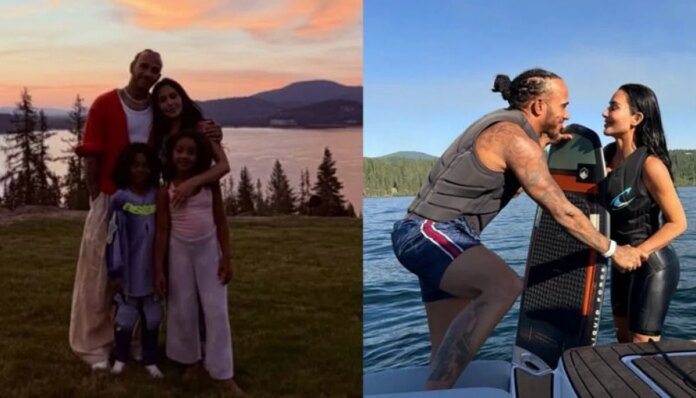 Lewis Hamilton makes relationship with Kim Kardashian more public with new photos