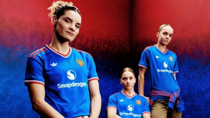 Man United go retro with royal blue 2026-27 away kit