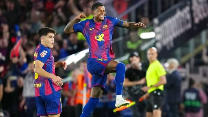 Marcus Rashford says goodbye to Barcelona as Premier League season nears