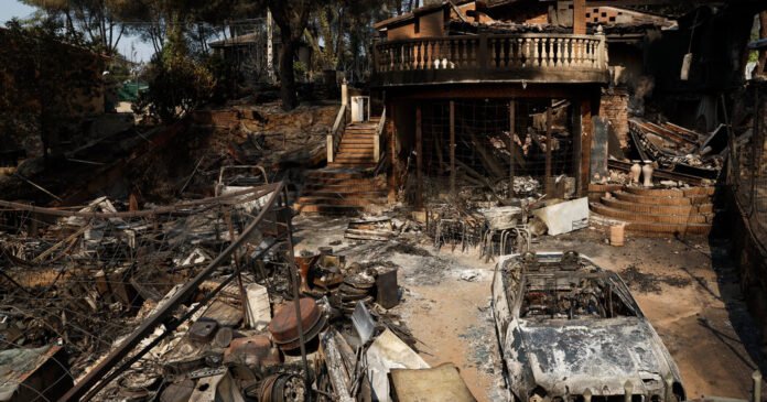 Massive Wildfires Draw Close to Madrid
