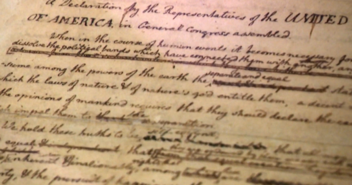 New Library of Congress exhibit features rare draft of Declaration of Independence: 