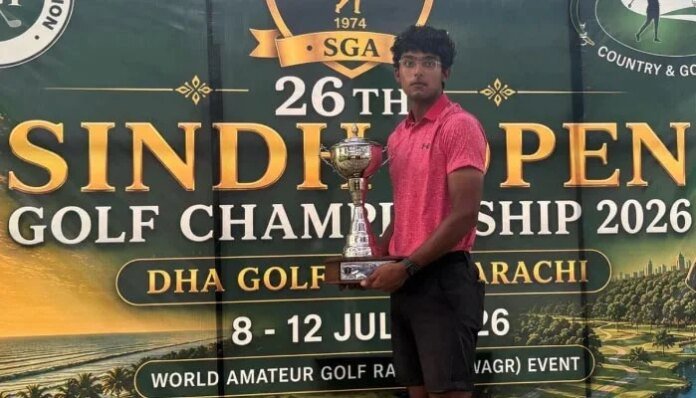Omar Khalid makes history with Sindh Open Golf Championship win