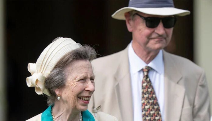 Princess Anne and Sir Tim Laurence enjoy day at Ascot for King George Weekend
